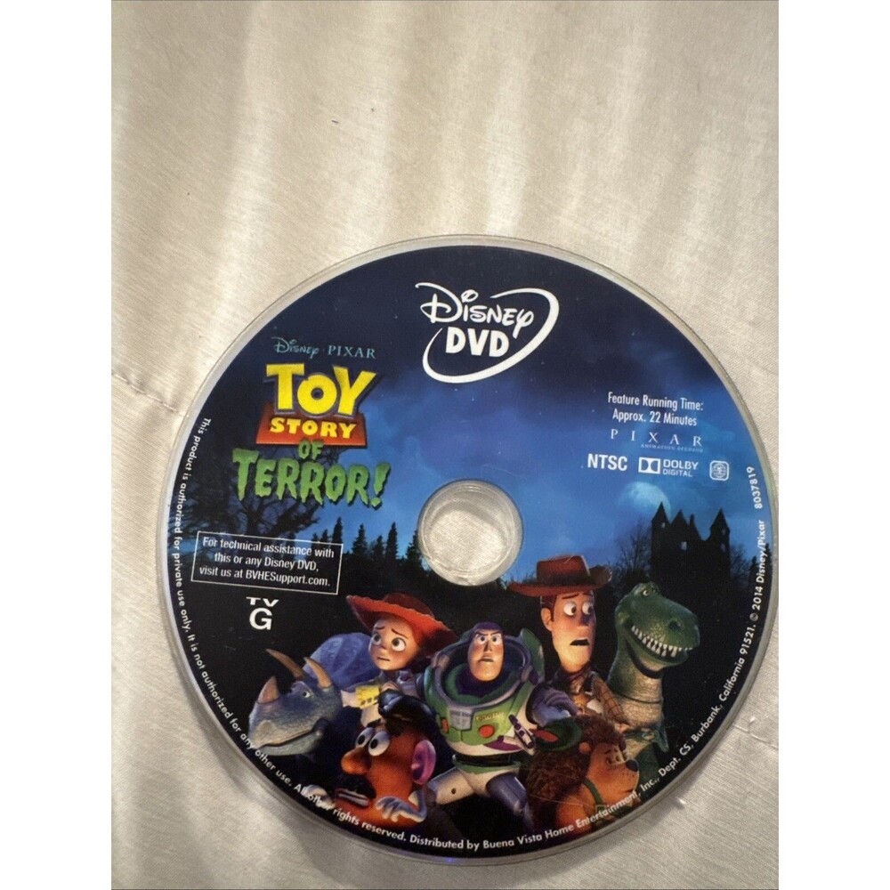toy story terror dvd Without case